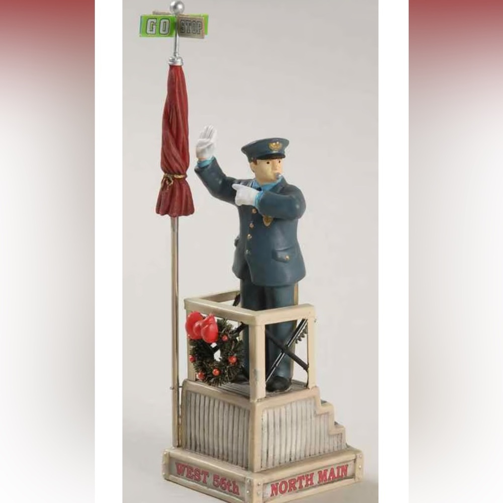 Department 56 Christmas in the city Traffic Policeman village figurine